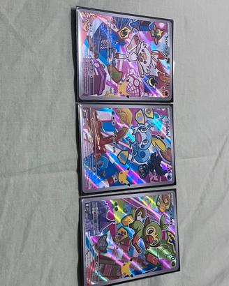 Lotto 3 carte pokemon full art