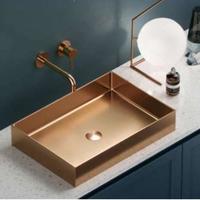 Lavabo da appoggio Saturn Rose Gold Art. BB9812-BR