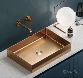 Lavabo da appoggio Saturn Rose Gold Art. BB9812-BR