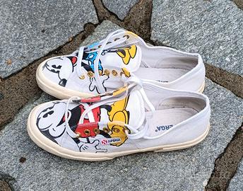 Sneakers Superga  Disney Topolino e Minnie