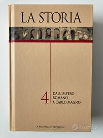 Libro La Storia vol 4 Impero Romano Carlo Magno 