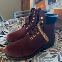 Timberland Premium 6 Inch Nabuk (Burgundy)