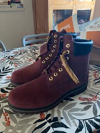 Timberland Premium 6 Inch Nabuk (Burgundy)
