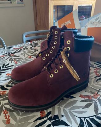 Timberland Premium 6 Inch Nabuk (Burgundy)