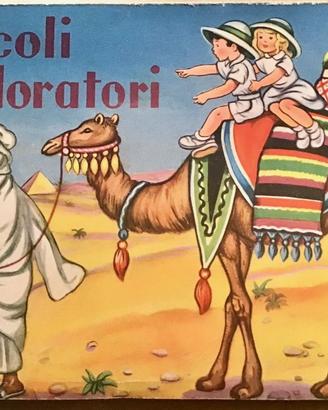 Libro “Piccoli esploratori” pop up vintage