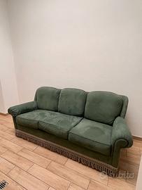 DIVANO VERDE 3 POSTI