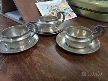 Set vintage in peltro