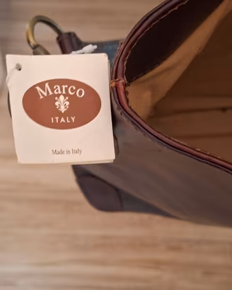 Borsa di pelle vero cuoio mai usato