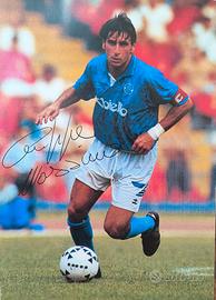 Cartolina Autografata Crippa Massimo Napoli 1992