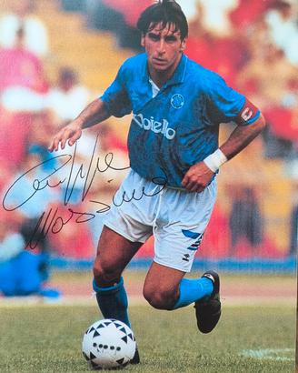 Cartolina Autografata Crippa Massimo Napoli 1992