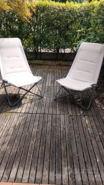 2 sdraio/sedie/poltrone da giardino