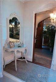 consolle bianca  stile luigi XV 