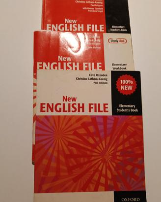 Set libri inglese – New English File Elementary +