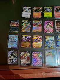 lotto carte pokemon rare 