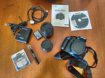 Kit Completo Canon EOS 1100D + molti accessori