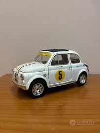 Modellino Fiat 500 Abarth – Scala 1:18 – Metallo