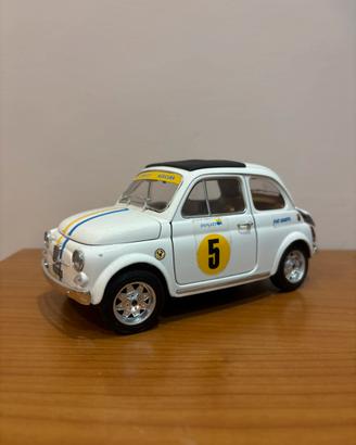 Modellino Fiat 500 Abarth – Scala 1:18 – Metallo