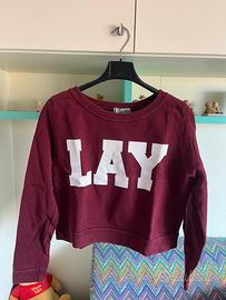 Felpa Lay Rossa tg S