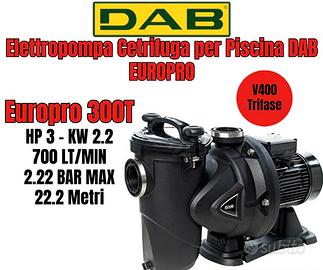 DAB Elettropompa Centrifuga EUROPRO 300T  PISCINA