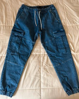 Jeans Cargo Uomo Piazza Italia - Taglia S