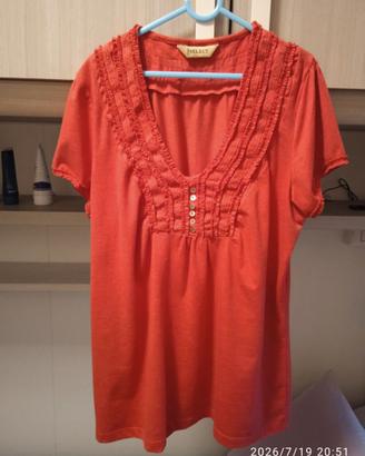 Blusa nuova color corallo