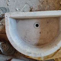 Lavandino in cemento/graniglia per esterno
