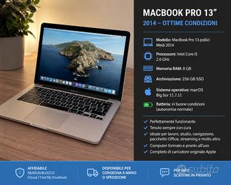 MacBook Pro 13” Apple 2014 perfetto