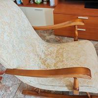 Poltrona a dondolo vintage anni 60