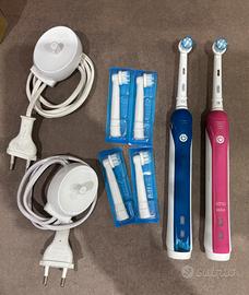 2 spazzolini elettrici Oral-b pro 2