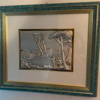 Quadro su lastra d’argento