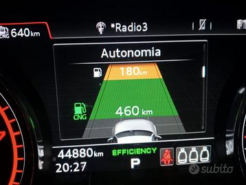 Audi A5 g-tron (benzina metano, entra nelle ZTL)