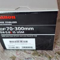 Canon SCATOLA PEREF 70-300mm f 4-5.6 L  IS USM