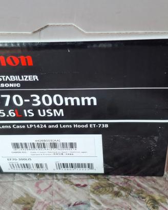 Canon SCATOLA PEREF 70-300mm f 4-5.6 L  IS USM