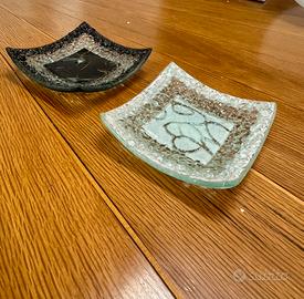 Piattini in vetro di Murano