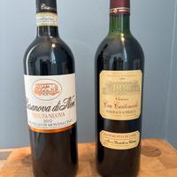 Brunello Montalcino + Bordeaux Superiore