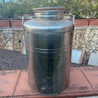 Contenitore acciaio inox x olio / vino