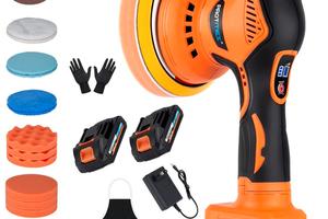 Lucidatrice Levigatrice Auto Doppia Batteria 