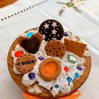 Scatola in legno decorazione fimo