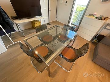 Tavolo allungabile in vetro ikea