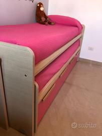 Letti estraibili con due cassettoni