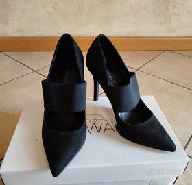 Scarpe décolleté nere tacco 10 n° 37