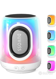 Speaker bluetooth RGB radio FM e lettore SD card