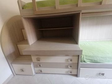 Cameretta a soppalco moderna – Soluzione