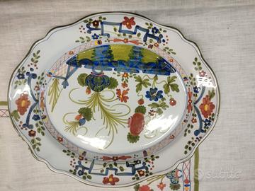 Piatto Faenza CALF ovale grande Vintage 