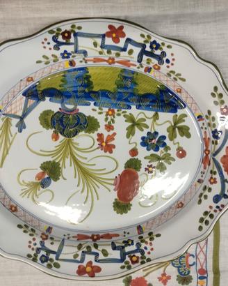 Piatto Faenza CALF ovale grande Vintage 