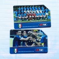 Carta telefonica Italia Mondiali FIGC 2006 vintage