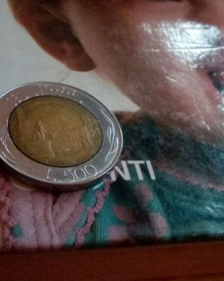 500 lire bimetallica 1987