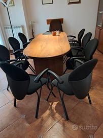 Tavolo ovale per riunioni 