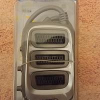 cavo scart G&BL 3 ingressi multipresa 