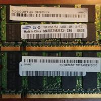 RAM 1+1 GB SAMSUNG M470T2953EZ3 DDR2 667MHZ SODIMM